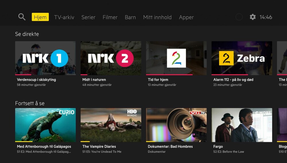 <b>APPER: </b>Slik ser den nye Hjem-skjermen ut på nye Get. Legg merke til "Apper"-fanen helt til høyre. Her kan du laste ned apper fra Google Play. <b>APPER: </b>Slik ser den nye Hjem-skjermen ut på nye Get. Legg merke til "Apper"-fanen helt til høyre. Her kan du laste ned apper fra Google Play.