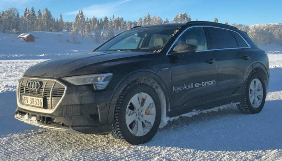 <b>SNART LEVERING:</b> Mange tusen norske kunder har bestilt e-tron, utleveringen av biler starter snart. <b>SNART LEVERING:</b> Mange tusen norske kunder har bestilt e-tron, utleveringen av biler starter snart.