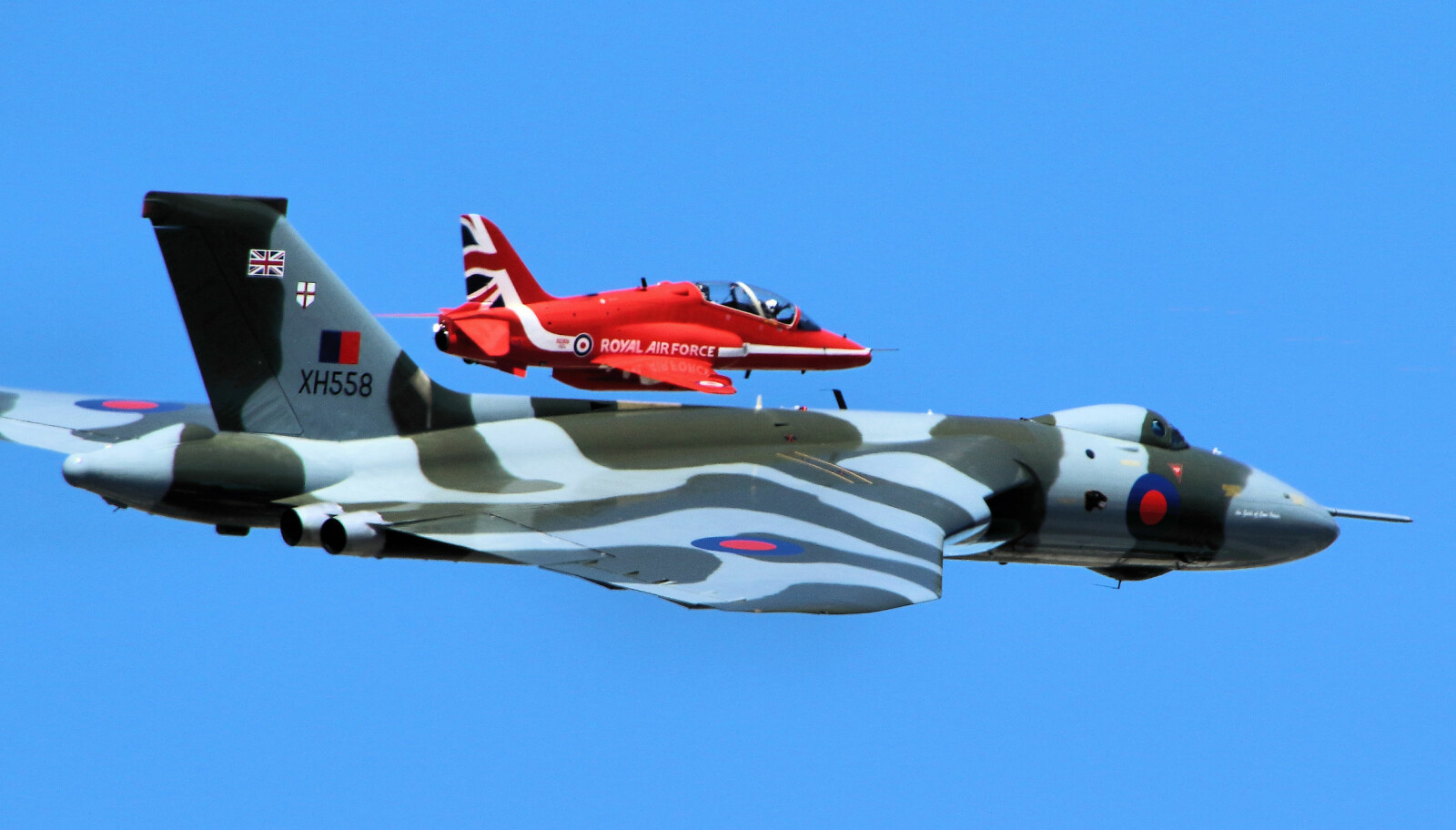 LEGENDE: XH558 - den siste flygende Avro Vulcan. LEGENDE: XH558 - den siste flygende Avro Vulcan.