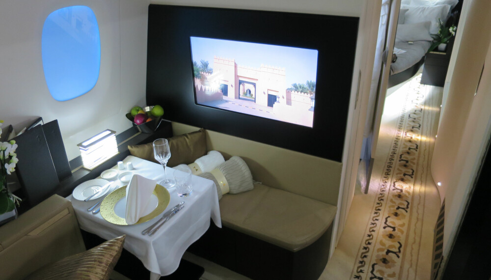 <b>KOMFORT:</b> Man kan ha det helt greit ombord i en A380 <b>KOMFORT:</b> Man kan ha det helt greit ombord i en A380
