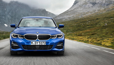 <b>BMW 3-SERIE:</b> Svært gjenkjennelig front på nye BMW 3-serie. <b>BMW 3-SERIE:</b> Svært gjenkjennelig front på nye BMW 3-serie.