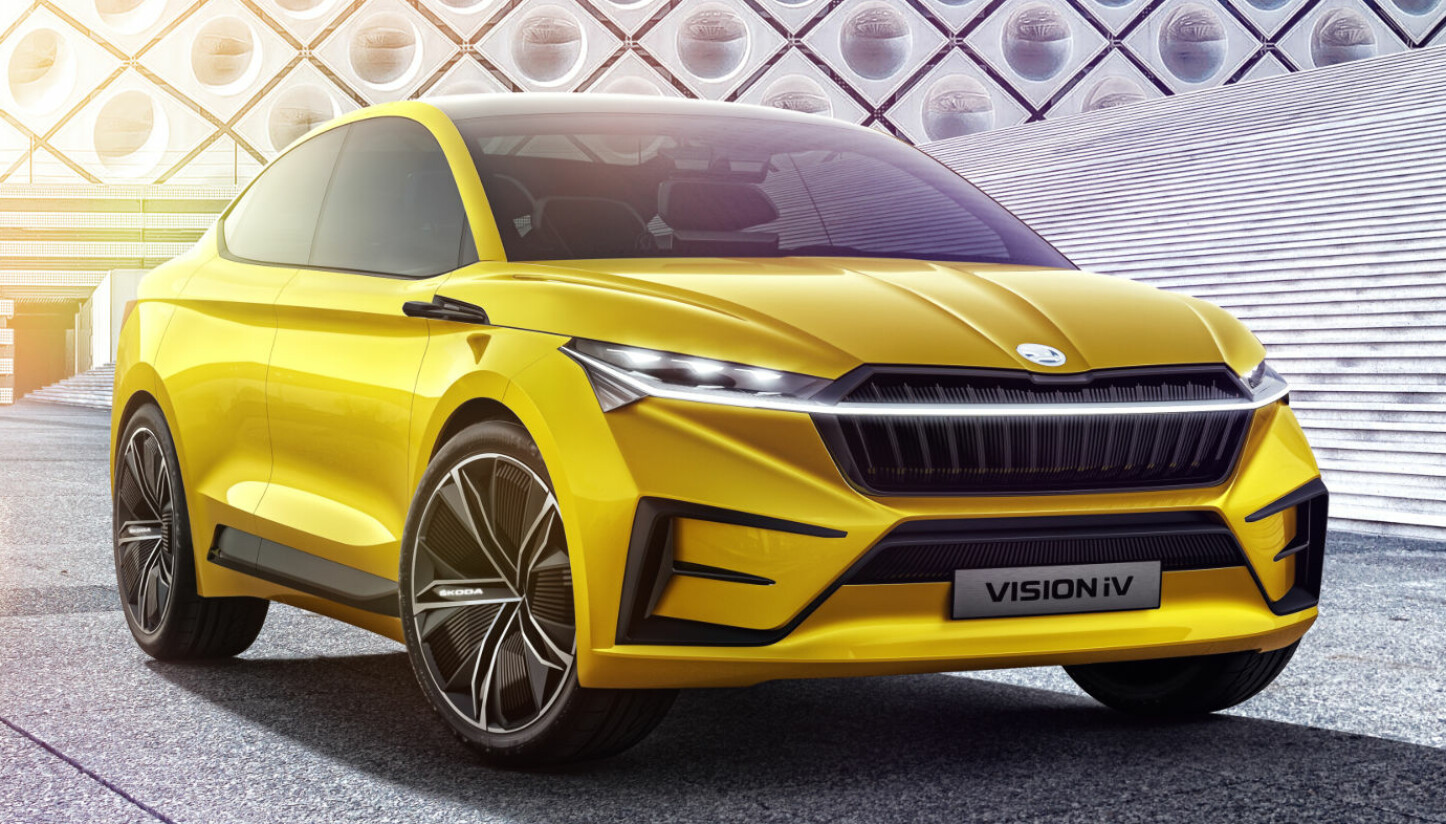 REKKEVIDDE: Skoda-konseptet drives av to elektriske motorer – én på hver av akslene, noe som gir bilen firehjulsdrift. Bilen skal ha en rekkevidde på 500 kilometer, ifølge WLTP-standarden. REKKEVIDDE: Skoda-konseptet drives av to elektriske motorer – én på hver av akslene, noe som gir bilen firehjulsdrift. Bilen skal ha en rekkevidde på 500 kilometer, ifølge WLTP-standarden.