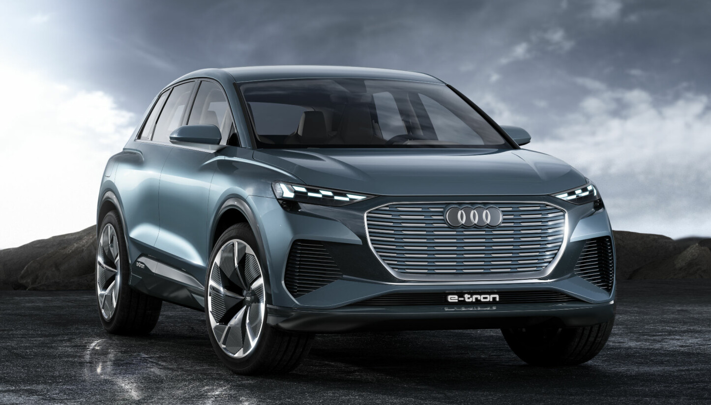 <b>AUDI Q4 E-TRON:</b> En forsmak på Audi Q4 e-tron debuterte på bilutstillingen i Genéve. <b>AUDI Q4 E-TRON:</b> En forsmak på Audi Q4 e-tron debuterte på bilutstillingen i Genéve.