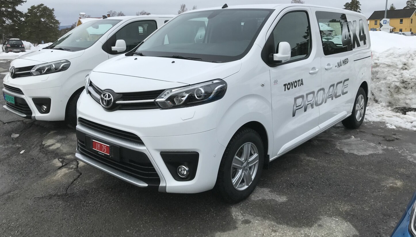 4X4: Toyota Proace 4x4 er endelig på norsk jord. 4X4: Toyota Proace 4x4 er endelig på norsk jord.