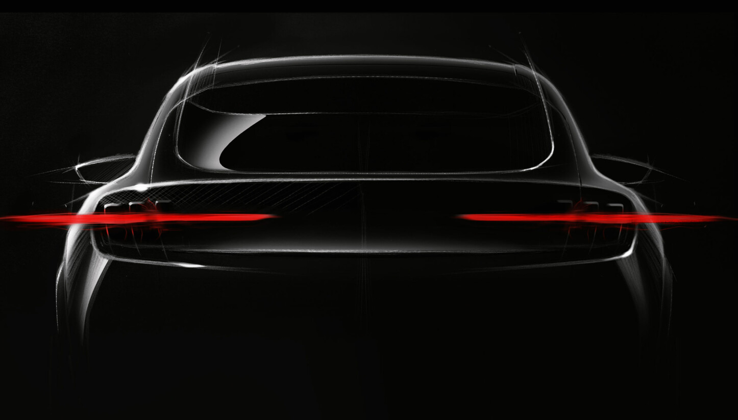 <b>MUSTANG:</b> Den elektriske SUV-en skal være Mustang-inspirert. <b>MUSTANG:</b> Den elektriske SUV-en skal være Mustang-inspirert.