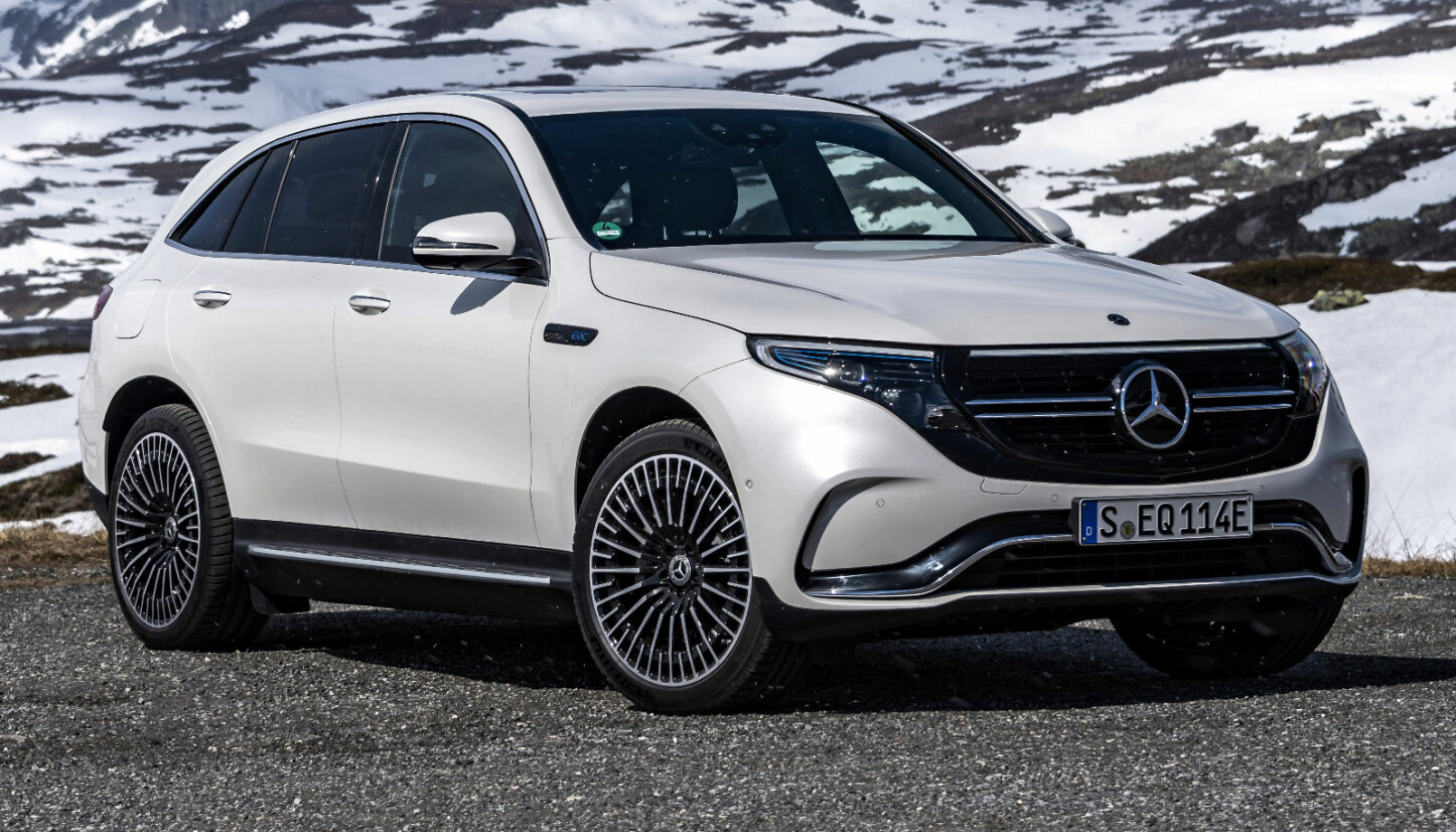 <b>NORSKE FORHOLD:</b> Den nye elbilen Mercedes-Benz EQC 400 4Matic fikk sin verdenspremiere i Norge <b>NORSKE FORHOLD:</b> Den nye elbilen Mercedes-Benz EQC 400 4Matic fikk sin verdenspremiere i Norge