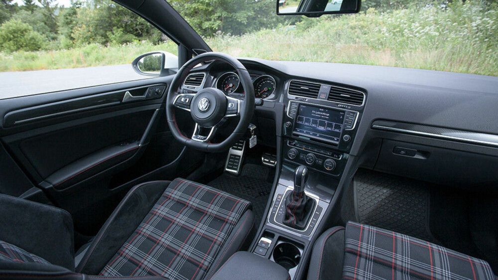 Interiøret på Golf GTI. Interiøret på Golf GTI.