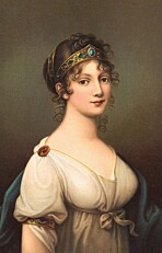Louise av Mecklenburg-Strelitz, konen til Fredrik Vilhlem III (konge av Preussen). Louise var i nært slektskap med den britiske kongefamilien. Louise av Mecklenburg-Strelitz, konen til Fredrik Vilhlem III (konge av Preussen). Louise var i nært slektskap med den britiske kongefamilien.