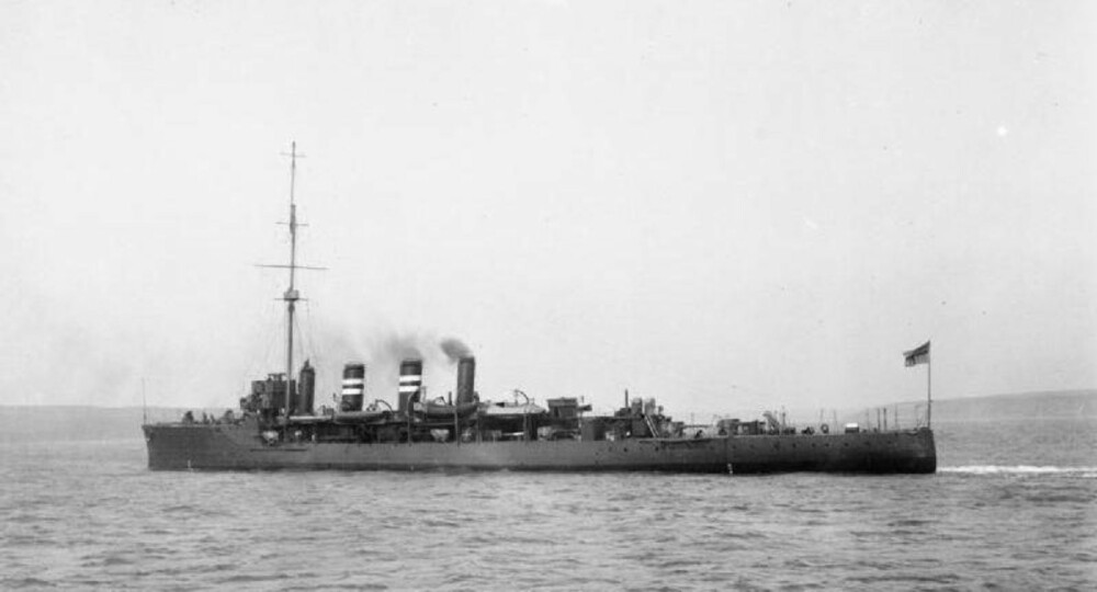HMS Amphion i 1911 HMS Amphion i 1911