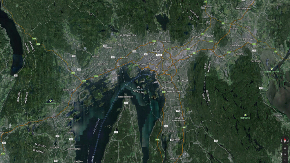 Hvor mye av dette er egentlig byen Oslo? Hvor mye av dette er egentlig byen Oslo?