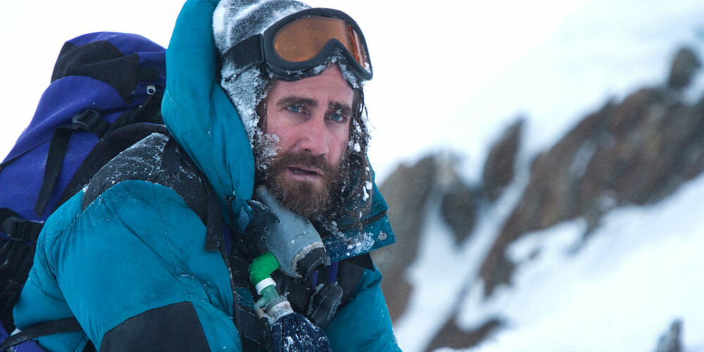 PÅ VEI TIL TOPPS: Jake Gyllenhaal som Scott Fischer i Balthasar Kormakurs Everest. PÅ VEI TIL TOPPS: Jake Gyllenhaal som Scott Fischer i Balthasar Kormakurs Everest.