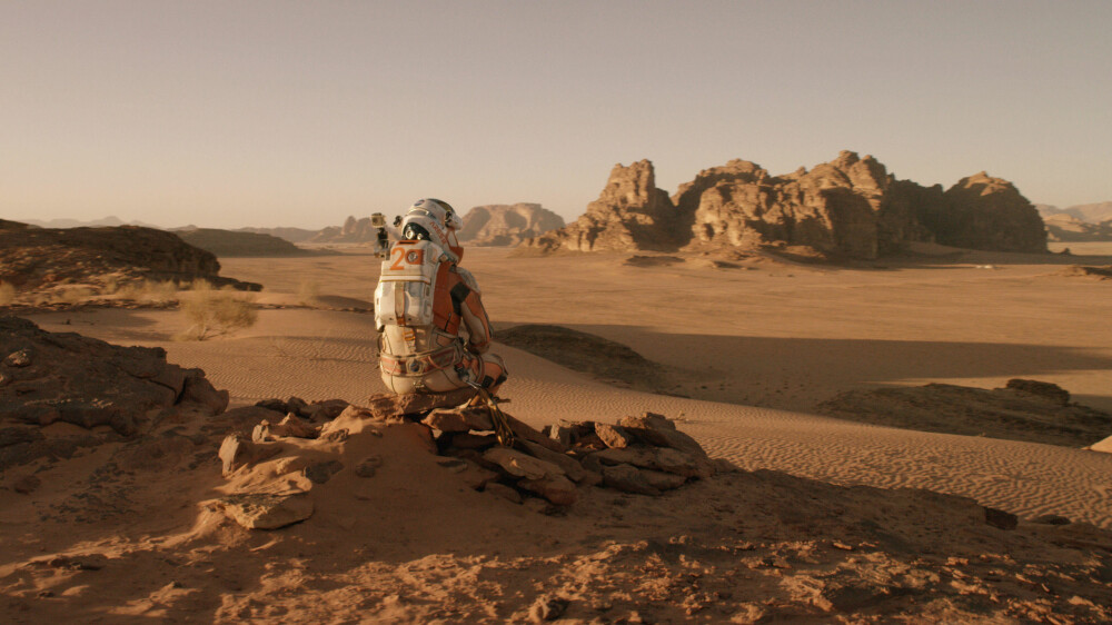 ALENE: Det bli en ensom tilværelse på Mars. Bildet er fra filmen The Martian. ALENE: Det bli en ensom tilværelse på Mars. Bildet er fra filmen The Martian.
