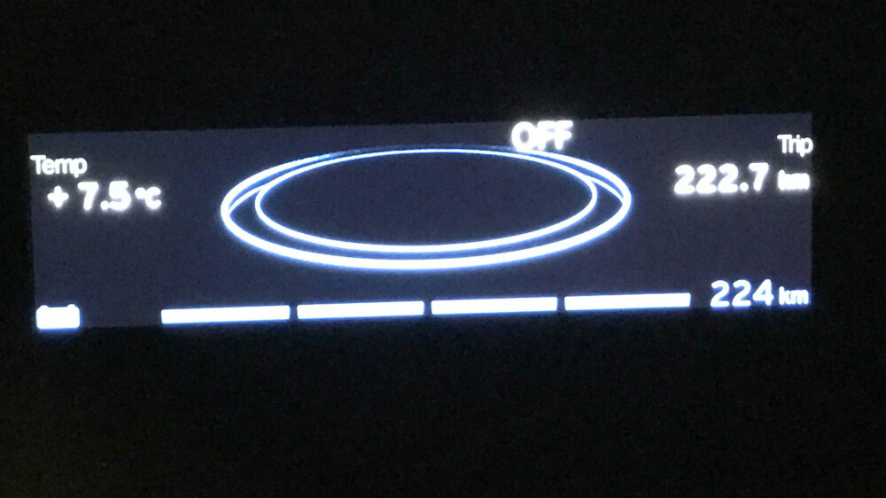 Bilen var optimistisk før testens start. Bilen var optimistisk før testens start.