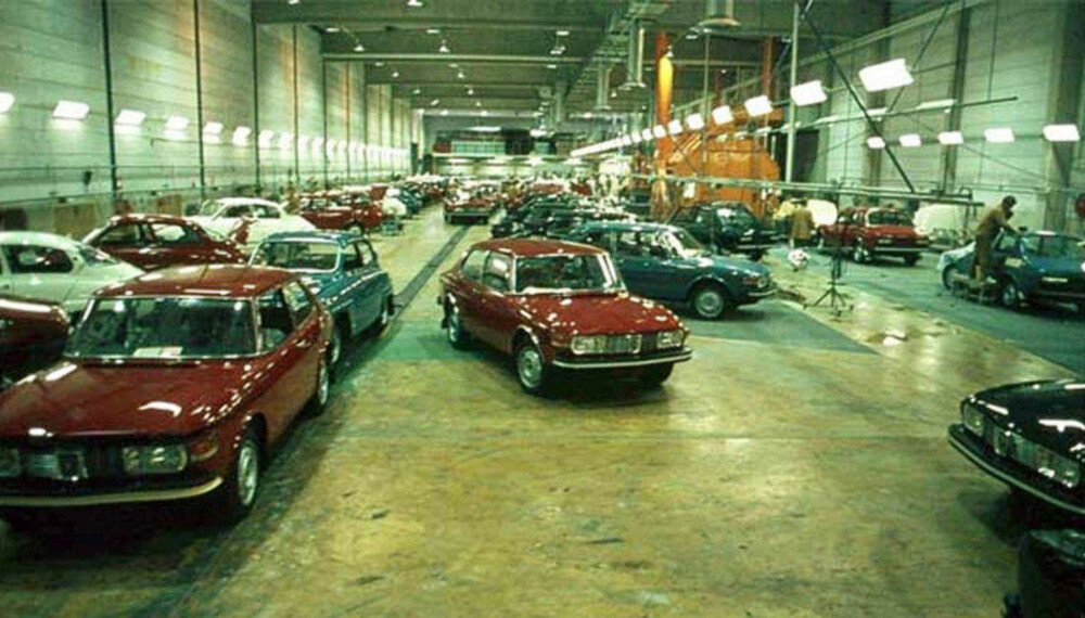 Dette bildet viser sluttmonteringen på Saab-fabrikken i 1972, lenge før alt gikk skeis … Dette bildet viser sluttmonteringen på Saab-fabrikken i 1972, lenge før alt gikk skeis …