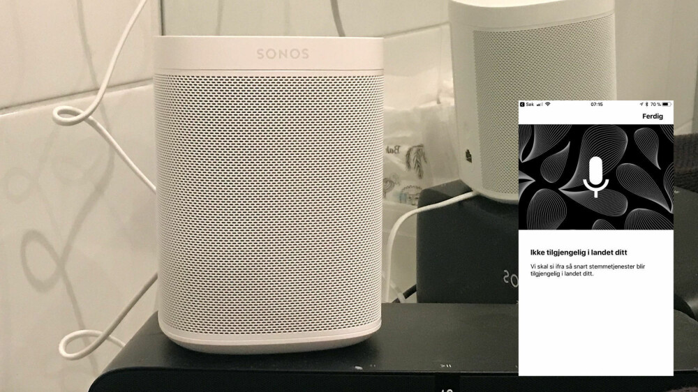 Sonos har lansert en genial liten høyttaler - men den viktigste nyheten får du ikke i Norge. I alle fall ikke foreløpig. Sonos har lansert en genial liten høyttaler - men den viktigste nyheten får du ikke i Norge. I alle fall ikke foreløpig.