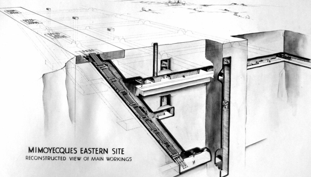 Slik var planen for bunkerne som skulle inneholde fem utskytningsbatterier med fem løp hver. Slik var planen for bunkerne som skulle inneholde fem utskytningsbatterier med fem løp hver.