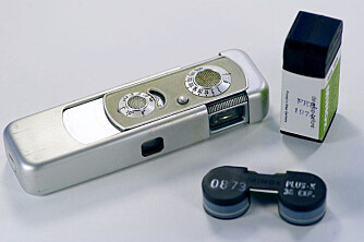 SPIONKAMERA: Minox-kameraet ble benyttet også av norske agenter. Det var lite nok til å gjemmes inni ermet. SPIONKAMERA: Minox-kameraet ble benyttet også av norske agenter. Det var lite nok til å gjemmes inni ermet.