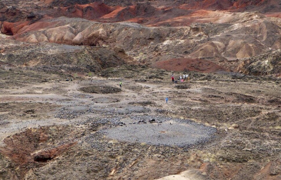 <b>FUNN:</b> Fra gravstedet ved Turkanasjøen i Kenya. <b>FUNN:</b> Fra gravstedet ved Turkanasjøen i Kenya.