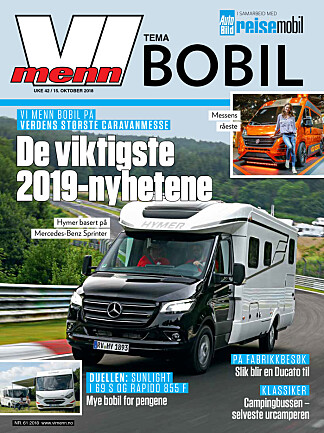 UTE NÅ: Nyeste nummer av Vi Menn Bobil UTE NÅ: Nyeste nummer av Vi Menn Bobil