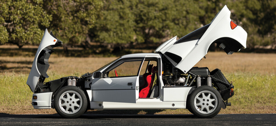 HØY VERDI: En Ford RS200 kan være verdt millioner. HØY VERDI: En Ford RS200 kan være verdt millioner.
