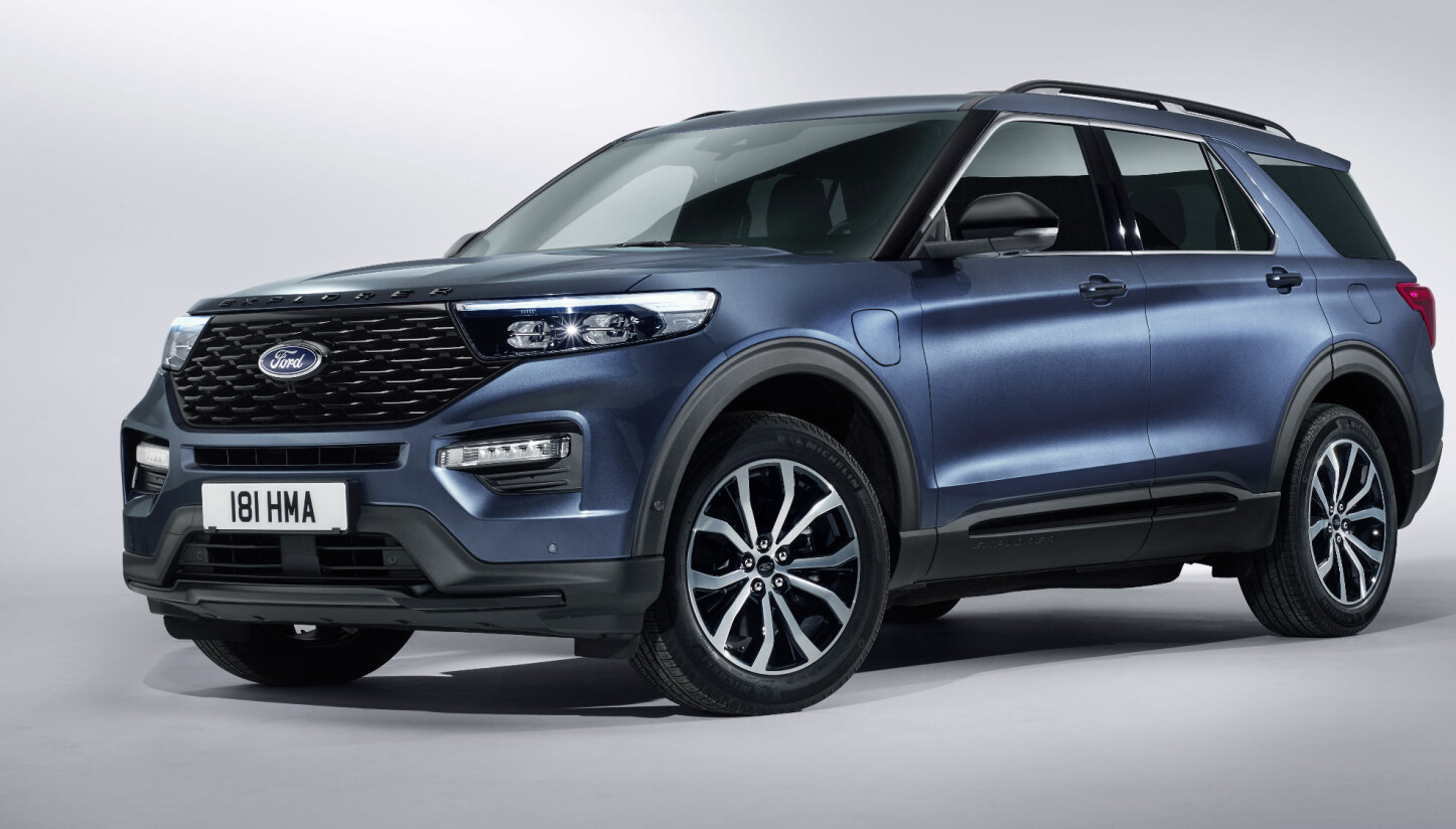 TIL NORGE: Ford Explorer kommer til Norge som ladbar hybrid i løpet av året. TIL NORGE: Ford Explorer kommer til Norge som ladbar hybrid i løpet av året.