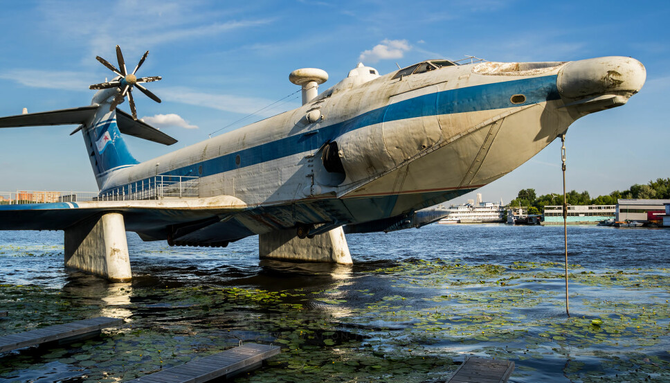 <b>NUMMER 5: </b>A-90 Orlyonok var en russisk hybrid som skulle kunne fly like over bakkenivå. <b>NUMMER 5: </b>A-90 Orlyonok var en russisk hybrid som skulle kunne fly like over bakkenivå.