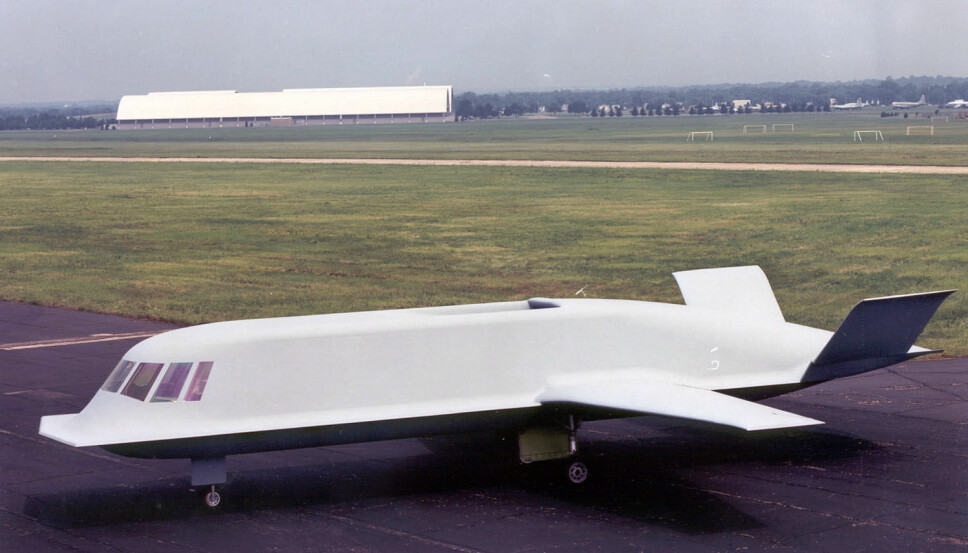 <b>NUMMER 6:</b> Northrup Tacit Blue var en pioner innen stealth-teknologien. <b>NUMMER 6:</b> Northrup Tacit Blue var en pioner innen stealth-teknologien.