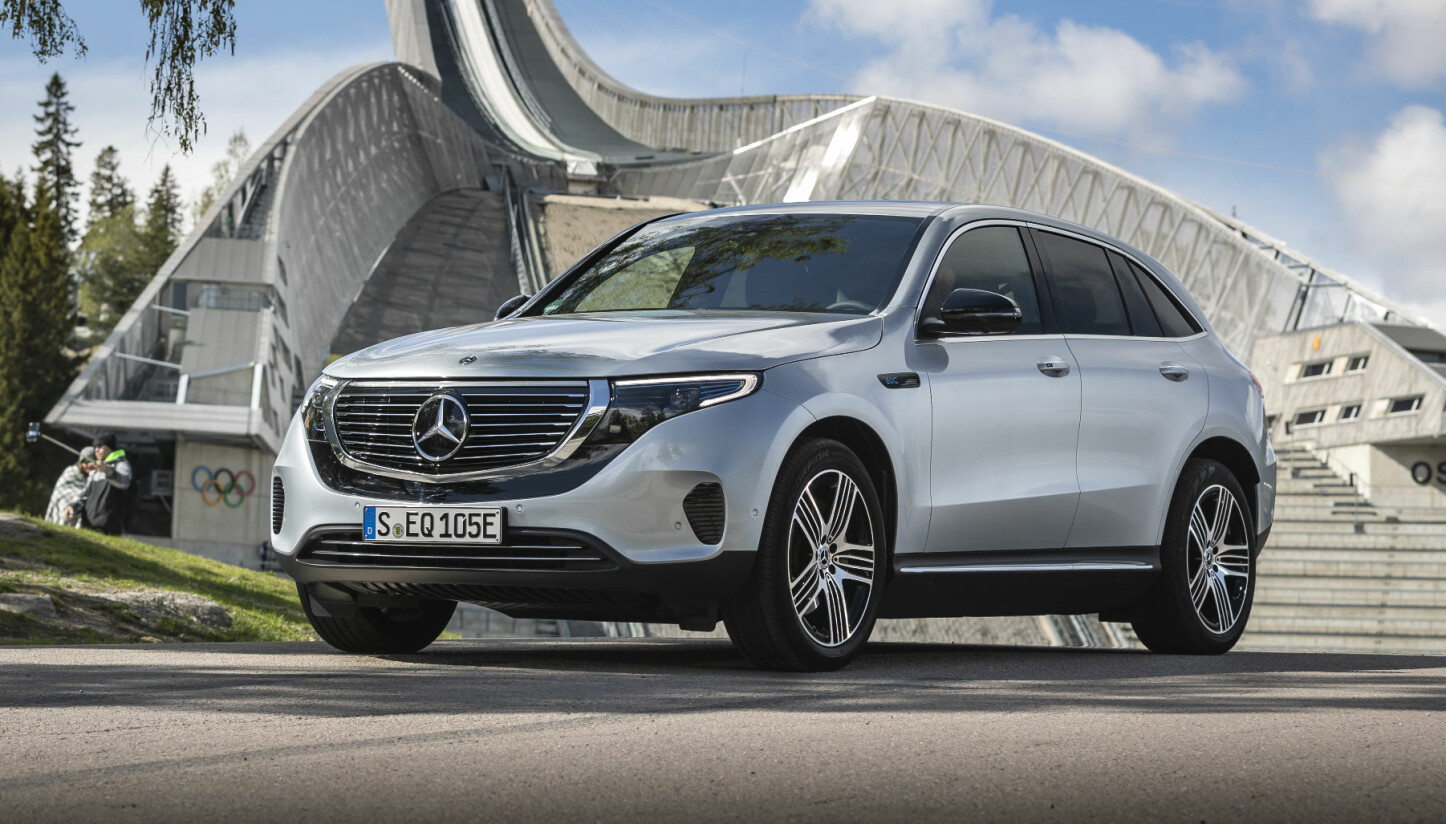 <b>TILHENGER:</b> Mercedes EQC kan trekke tilhenger på inntil 1800 kilo. <b>TILHENGER:</b> Mercedes EQC kan trekke tilhenger på inntil 1800 kilo.