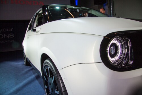 <b>RENE LINJER:</b> Honda e har ikke mange overflødige designdetaljer. <b>RENE LINJER:</b> Honda e har ikke mange overflødige designdetaljer.
