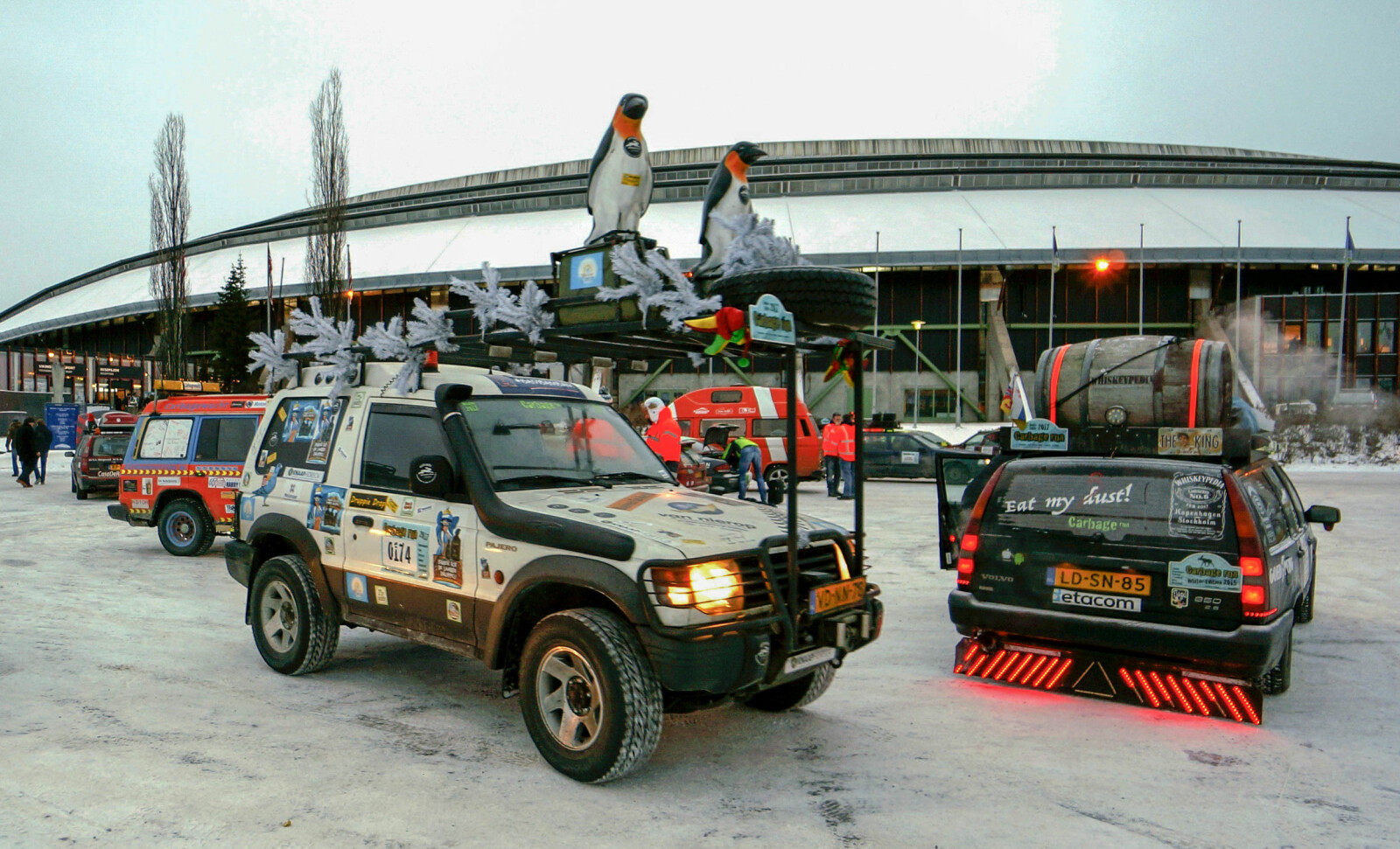 <b>SIRKUS:</b> I 2017 dukket Carbage Run Scandinavia opp ved Vikingskipet på Hamar. <b>SIRKUS:</b> I 2017 dukket Carbage Run Scandinavia opp ved Vikingskipet på Hamar.