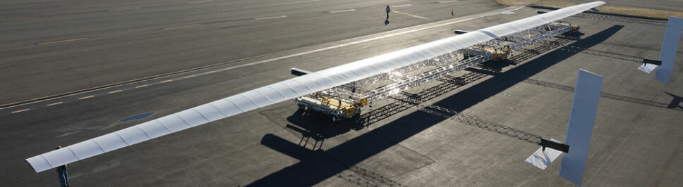 <b>EVIGHETSMASKIN:</b> Odysseus skal i teorien aldri trenge å lande, men er planlagt å fly tre måneder mellom hver landing. <b>EVIGHETSMASKIN:</b> Odysseus skal i teorien aldri trenge å lande, men er planlagt å fly tre måneder mellom hver landing.