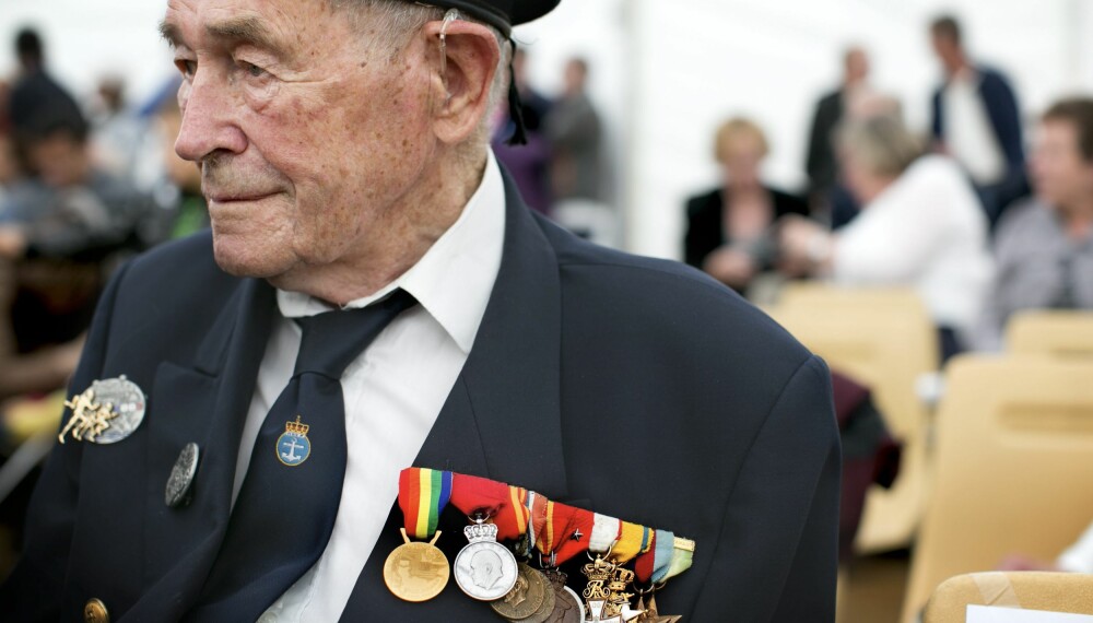 <b>TORPEDERT:</b> Monrad Mosberg deltok om bord på jageren "Svenner" på D-dagen. Jageren ble torpedert og Mosberg mistet 35 kamerater. <b>TORPEDERT:</b> Monrad Mosberg deltok om bord på jageren "Svenner" på D-dagen. Jageren ble torpedert og Mosberg mistet 35 kamerater.