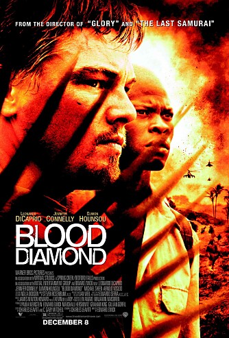 <b>BLODDIAMANTER:</b> Filmen med Leonardo DiCaprio i hovedrollen. <b>BLODDIAMANTER:</b> Filmen med Leonardo DiCaprio i hovedrollen.
