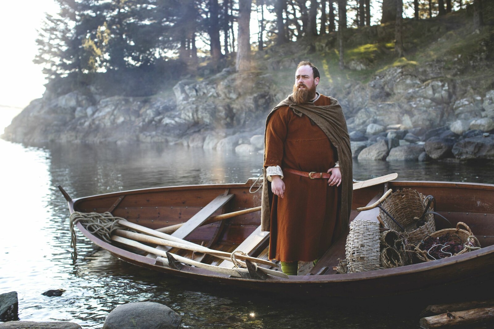 <b>TIL VANNS:</b> Vikingene hadde ikke bare vikingskip, men også mindre båter brukt til blant annet fiske. <b>TIL VANNS:</b> Vikingene hadde ikke bare vikingskip, men også mindre båter brukt til blant annet fiske.