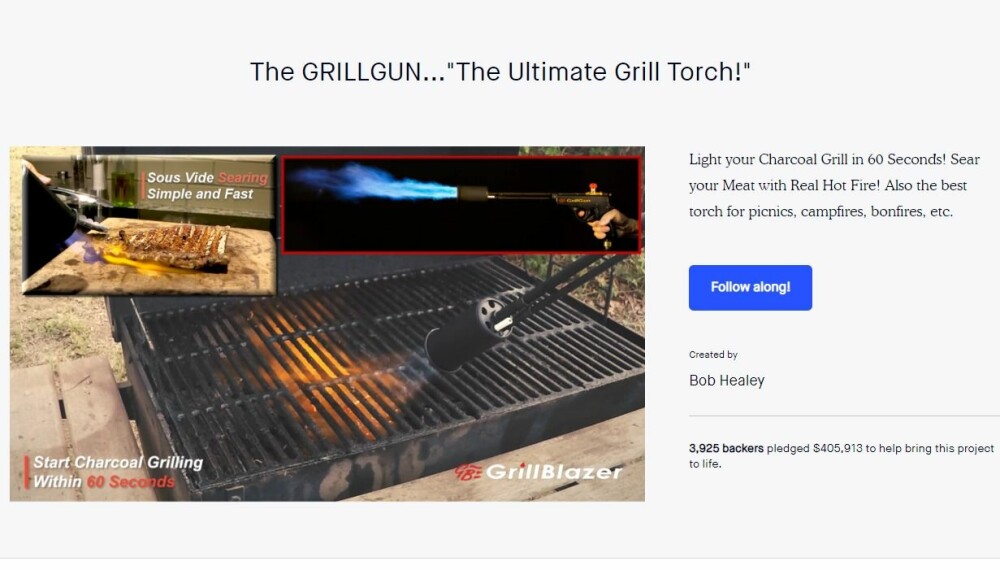 <b>HEFTIG:</b> The GrillGun leker ikke lighter, og det faller tydeligvis i smak. <b>HEFTIG:</b> The GrillGun leker ikke lighter, og det faller tydeligvis i smak.
