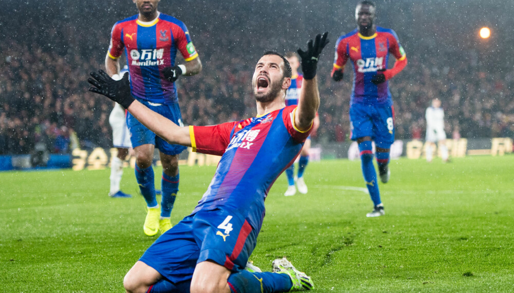 <b>CRYSTAL PALACE:</b> Luka Milivojevic. <b>CRYSTAL PALACE:</b> Luka Milivojevic.
