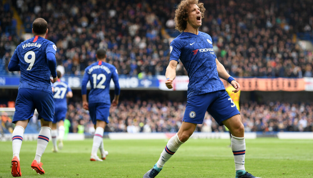<b>CHELSEA:</b> David Luiz. <b>CHELSEA:</b> David Luiz.
