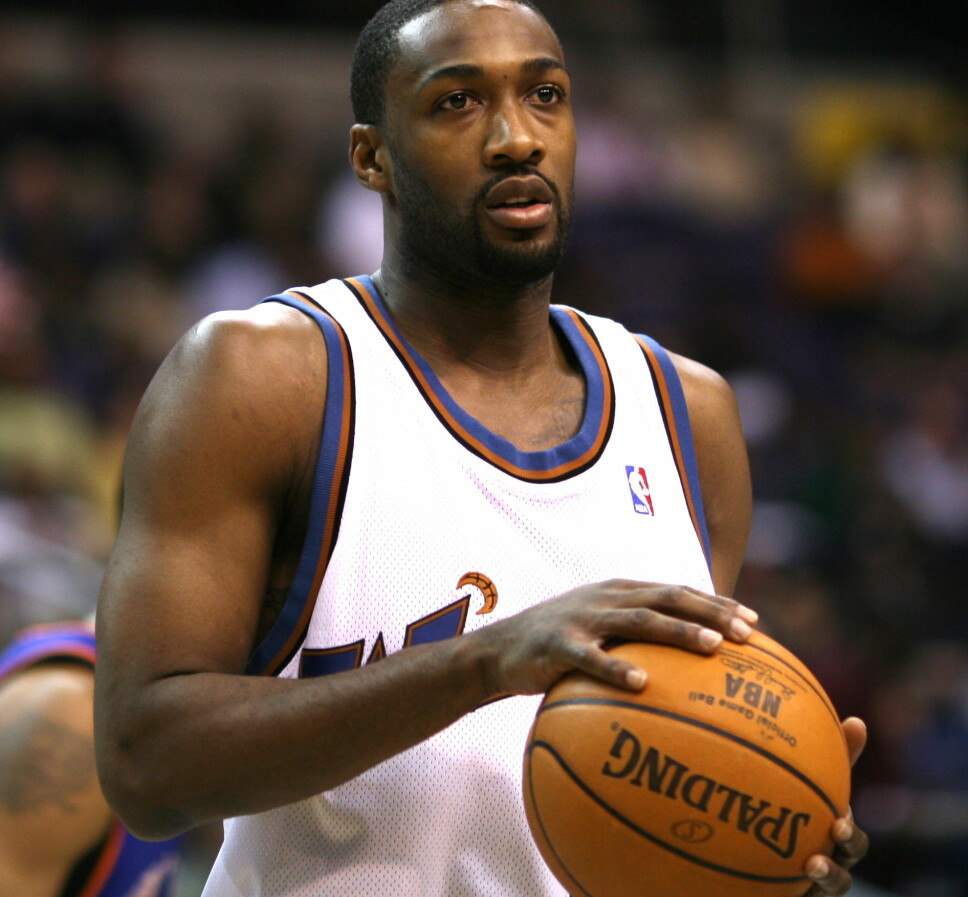 <b>OVERTRO:</b> Gilbert Arenas må gjennom en rekke ritualer før en kamp. <b>OVERTRO:</b> Gilbert Arenas må gjennom en rekke ritualer før en kamp.