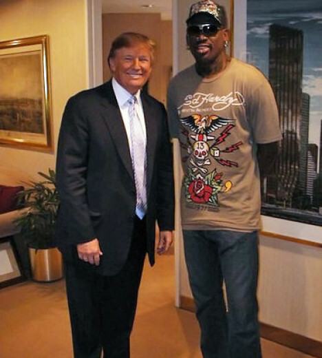 <b>KREATIV KAR: </b>Dennis Rodman har mange påfunn på samvittigheten. <b>KREATIV KAR: </b>Dennis Rodman har mange påfunn på samvittigheten.