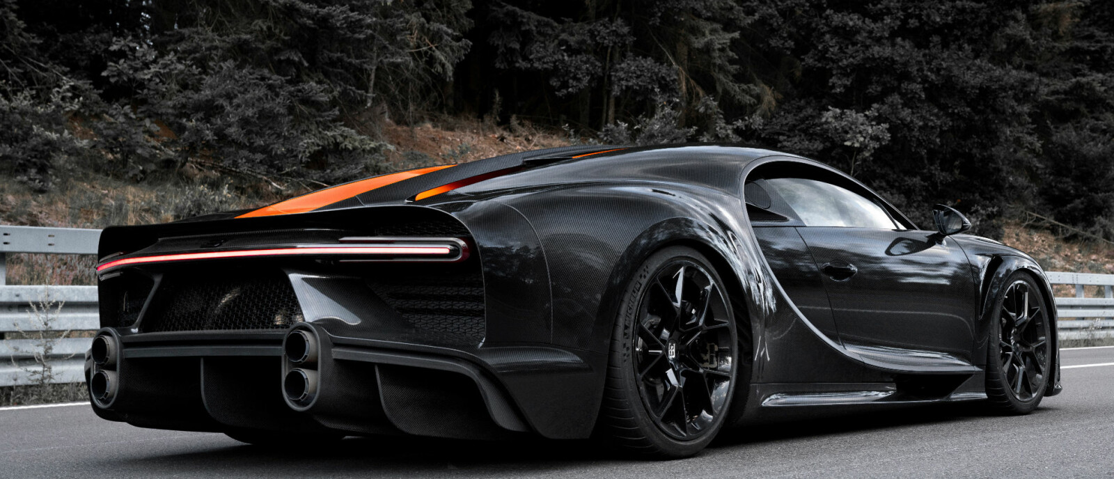 SERIEPRODUSERES: Spesialversjonen Chiron Super Sport 300+ skal bli svært lik rekordbilen. SERIEPRODUSERES: Spesialversjonen Chiron Super Sport 300+ skal bli svært lik rekordbilen.