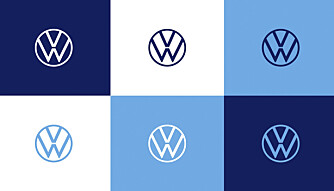 NY: VW har også fått ny logo som skal være mer feminin, ifølge selskapet selv. NY: VW har også fått ny logo som skal være mer feminin, ifølge selskapet selv.